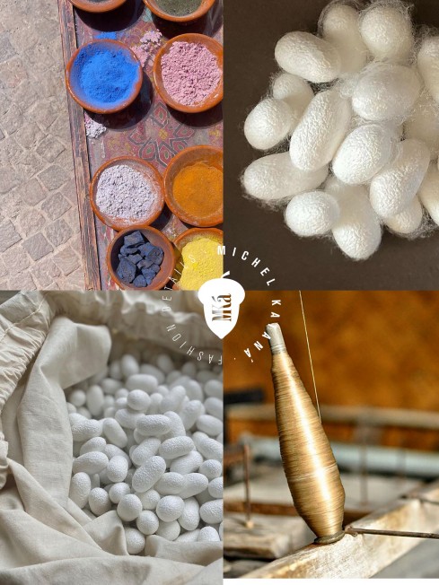 Шелковый (Бахмаль) Клатч-конверт-папка-косметичка VITALIUM FATUM! (Лучшая из судеб!) VITALIUM FATUM!_Thiny/S